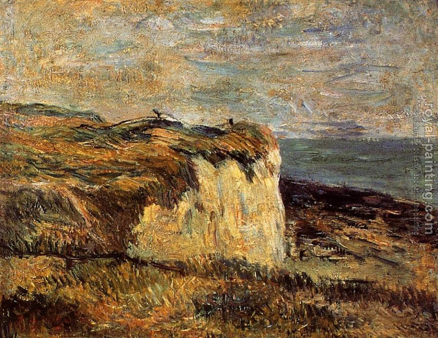 Paul Gauguin : Cliff near Dieppe Paul Gauguin : Cliff near Dieppe